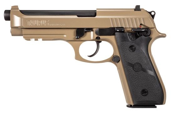 Taurus PT92 Full Size 9mm Pistol has an aluminum frame